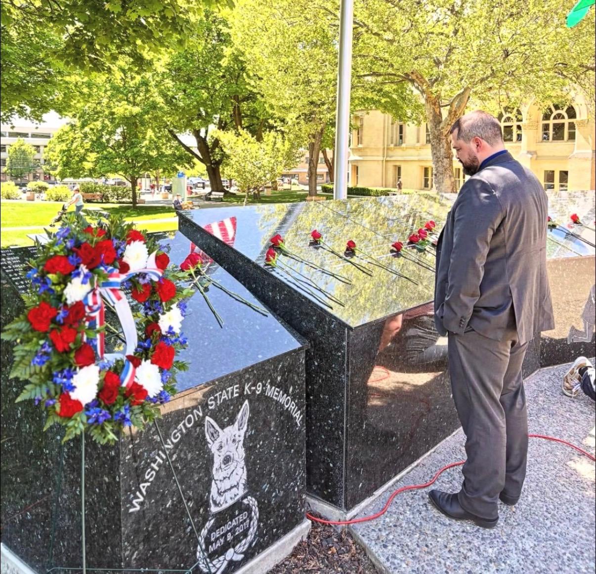 A community public-safety memorial in Spokane County